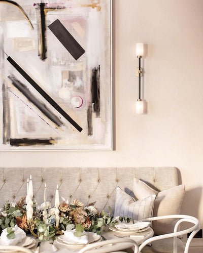 Lustra Wall Lamp Cylinder Glass Linear - Neutral Decor