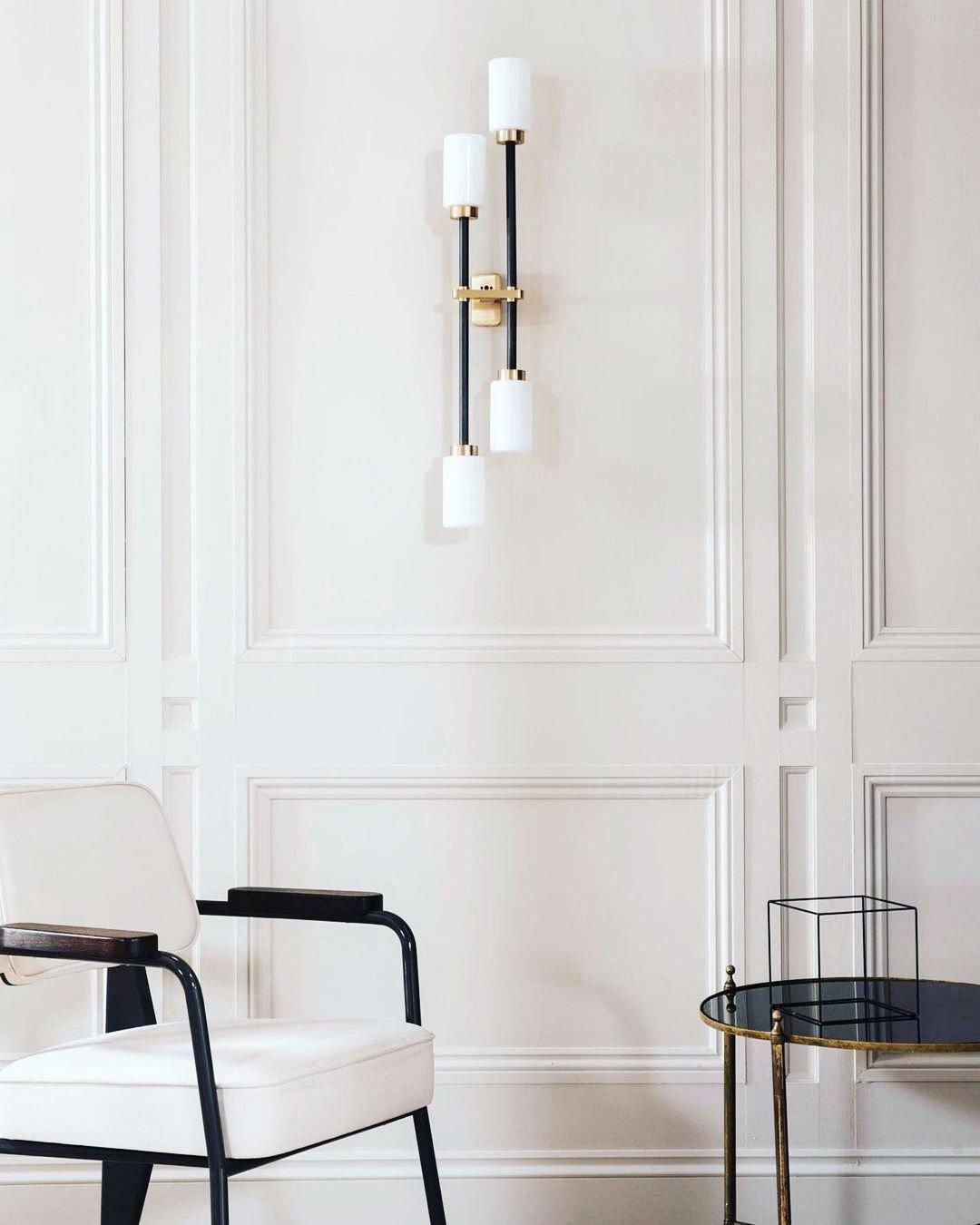 Lustra Wall Lamp Cylinder Glass Linear - Neutral Decor