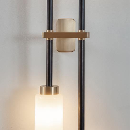 Lustra Wall Lamp Cylinder Glass Linear - Neutral Decor