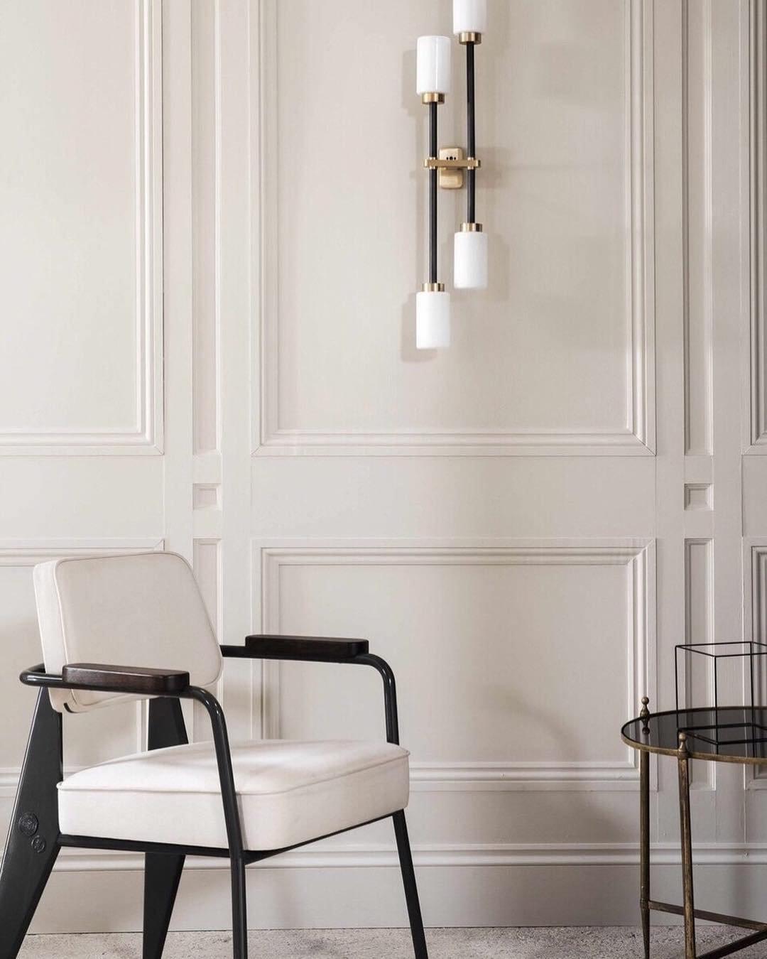 Lustra Wall Lamp Cylinder Glass Linear - Neutral Decor