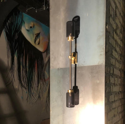 Lustra Wall Lamp Cylinder Glass Linear - Neutral Decor