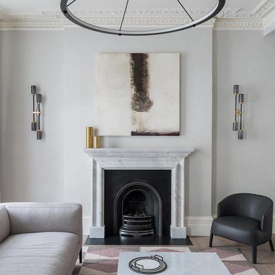 Lustra Wall Lamp Cylinder Glass Linear - Neutral Decor