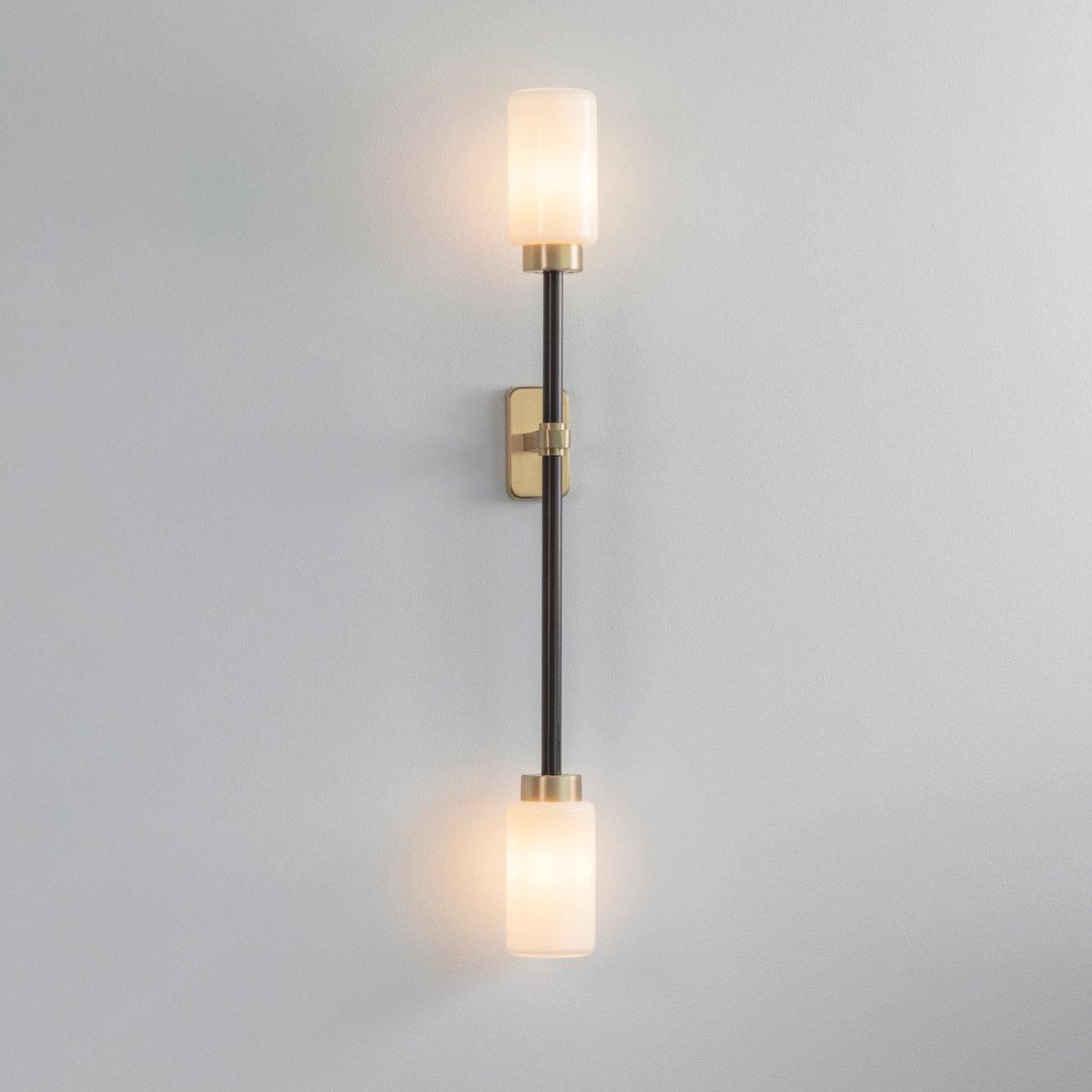 Lustra Wall Lamp Cylinder Glass Linear - Neutral Decor