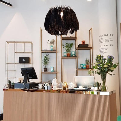Imarisra Postmodern Luxury Feather Pendant Lamp