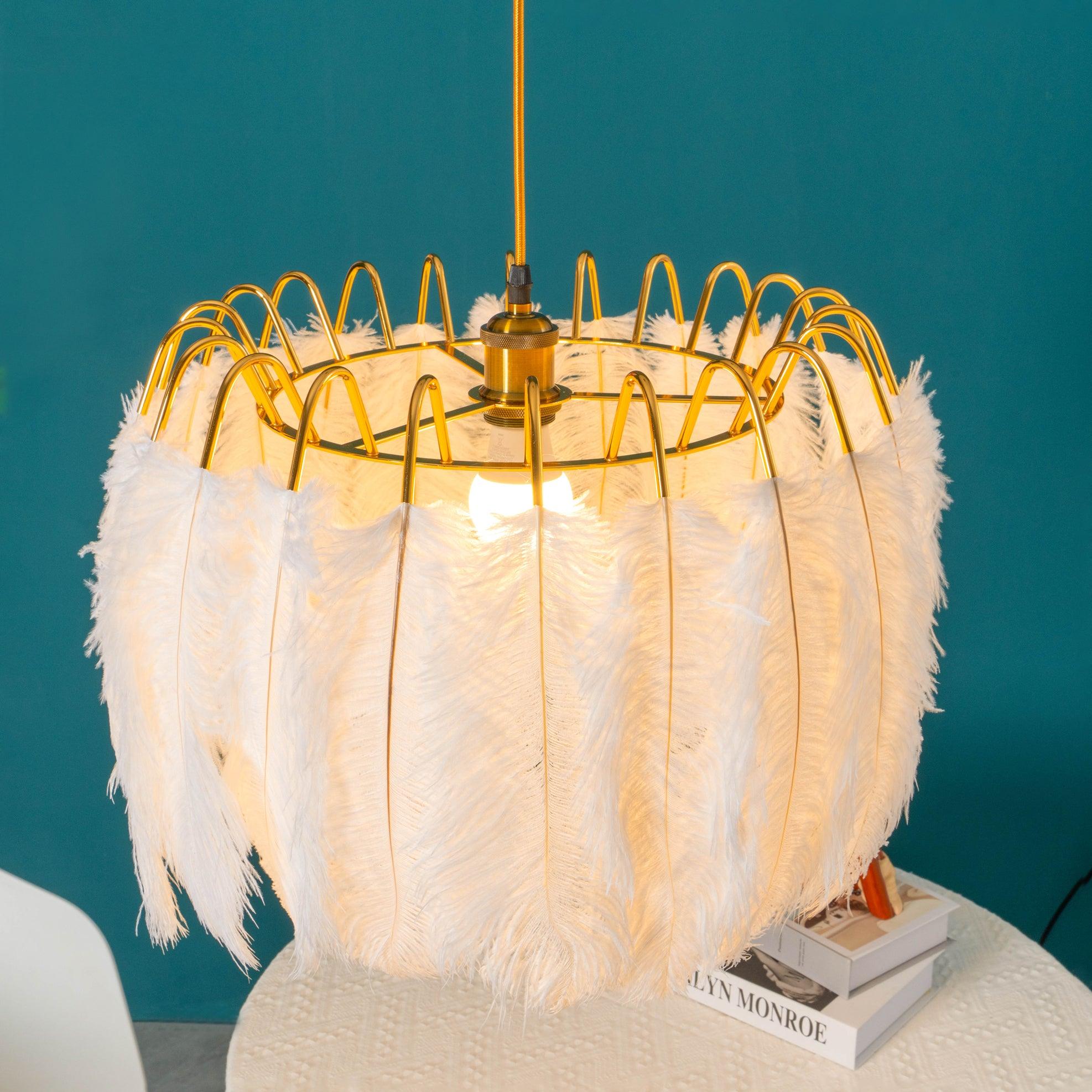 Imarisra Postmodern Luxury Feather Pendant Lamp