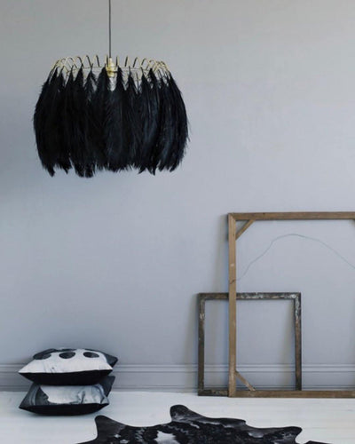 Imarisra Postmodern Luxury Feather Pendant Lamp