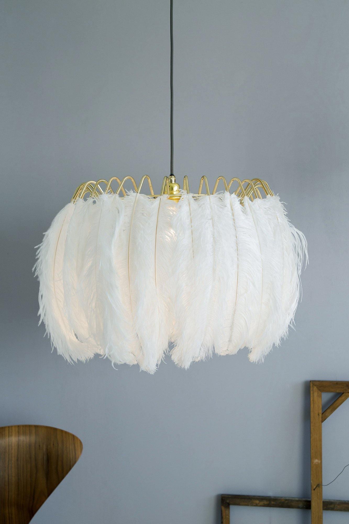 Imarisra Postmodern Luxury Feather Pendant Lamp