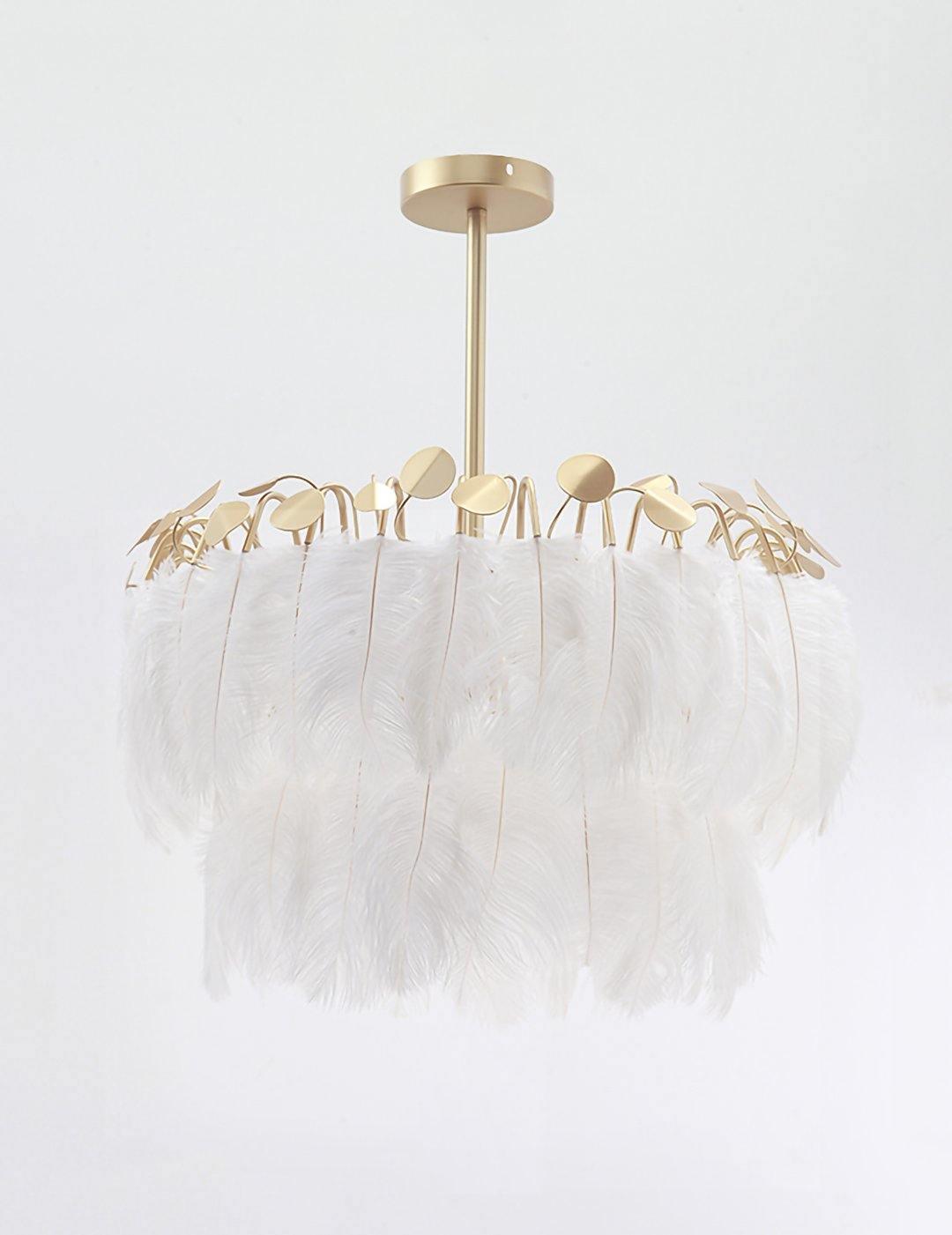 Imarisra Postmodern Luxury Feather Pendant Lamp