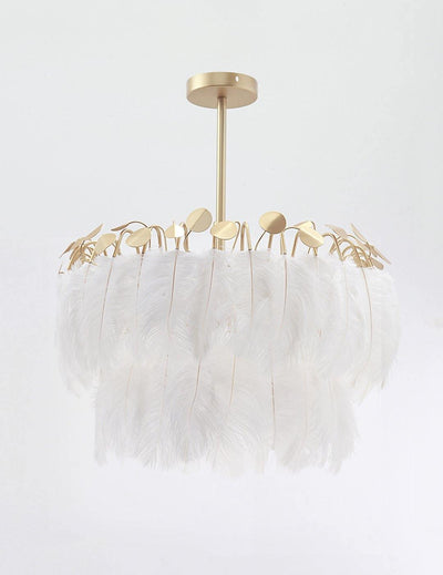 Imarisra Postmodern Luxury Feather Pendant Lamp