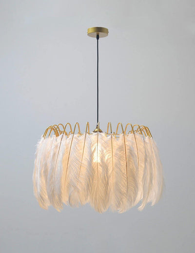 Imarisra Postmodern Luxury Feather Pendant Lamp