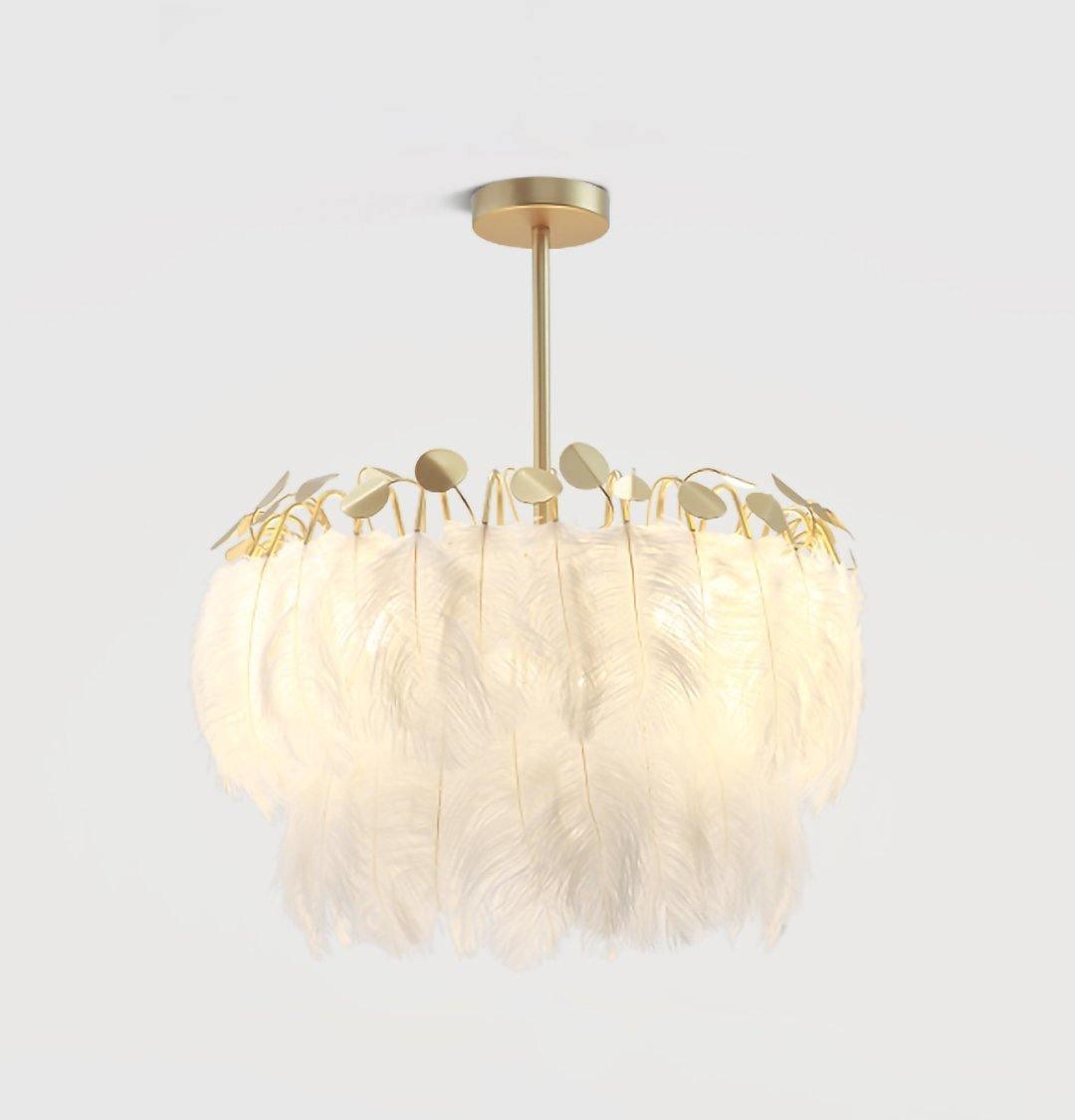 Imarisra Postmodern Luxury Feather Pendant Lamp