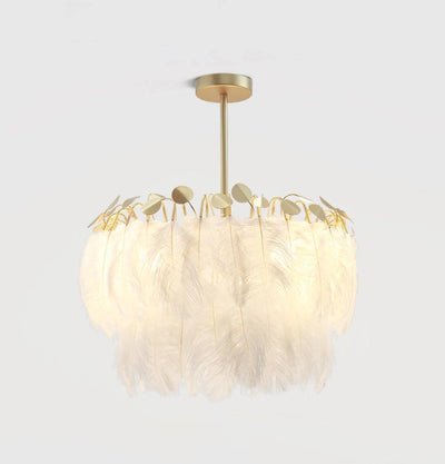 Imarisra Postmodern Luxury Feather Pendant Lamp