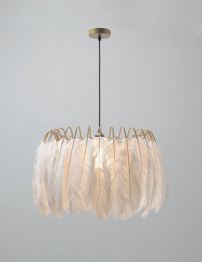 Imarisra Postmodern Luxury Feather Pendant Lamp