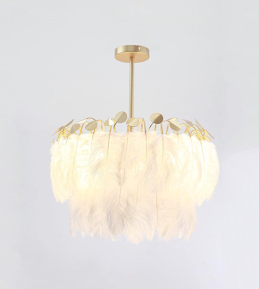 Imarisra Postmodern Luxury Feather Pendant Lamp