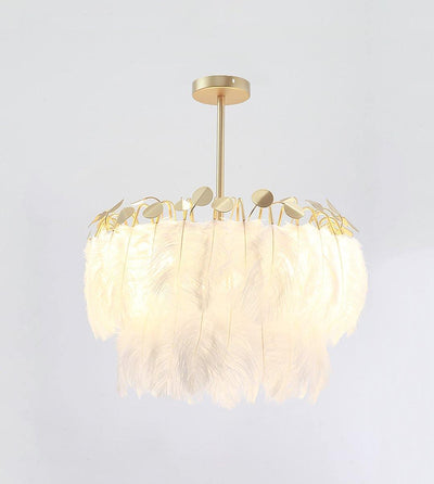 Imarisra Postmodern Luxury Feather Pendant Lamp