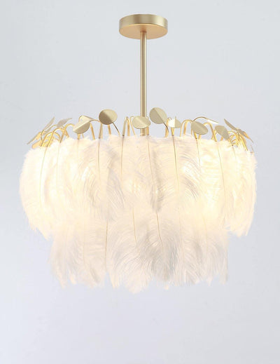 Imarisra Postmodern Luxury Feather Pendant Lamp