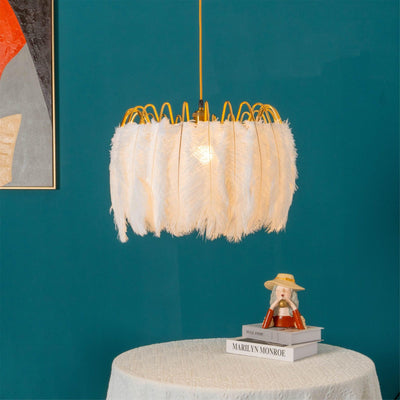 Imarisra Postmodern Luxury Feather Pendant Lamp