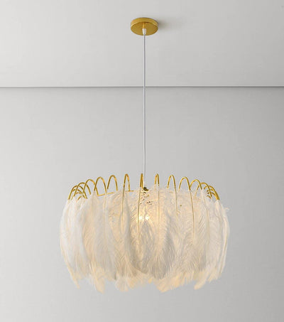 Imarisra Postmodern Luxury Feather Pendant Lamp