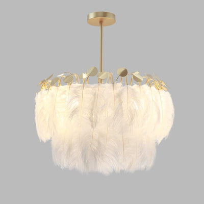 Imarisra Postmodern Luxury Feather Pendant Lamp