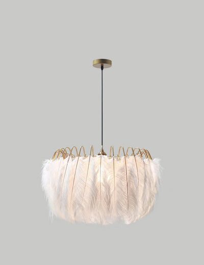 Imarisra Postmodern Luxury Feather Pendant Lamp