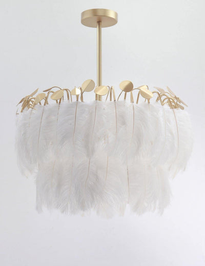 Imarisra Postmodern Luxury Feather Pendant Lamp