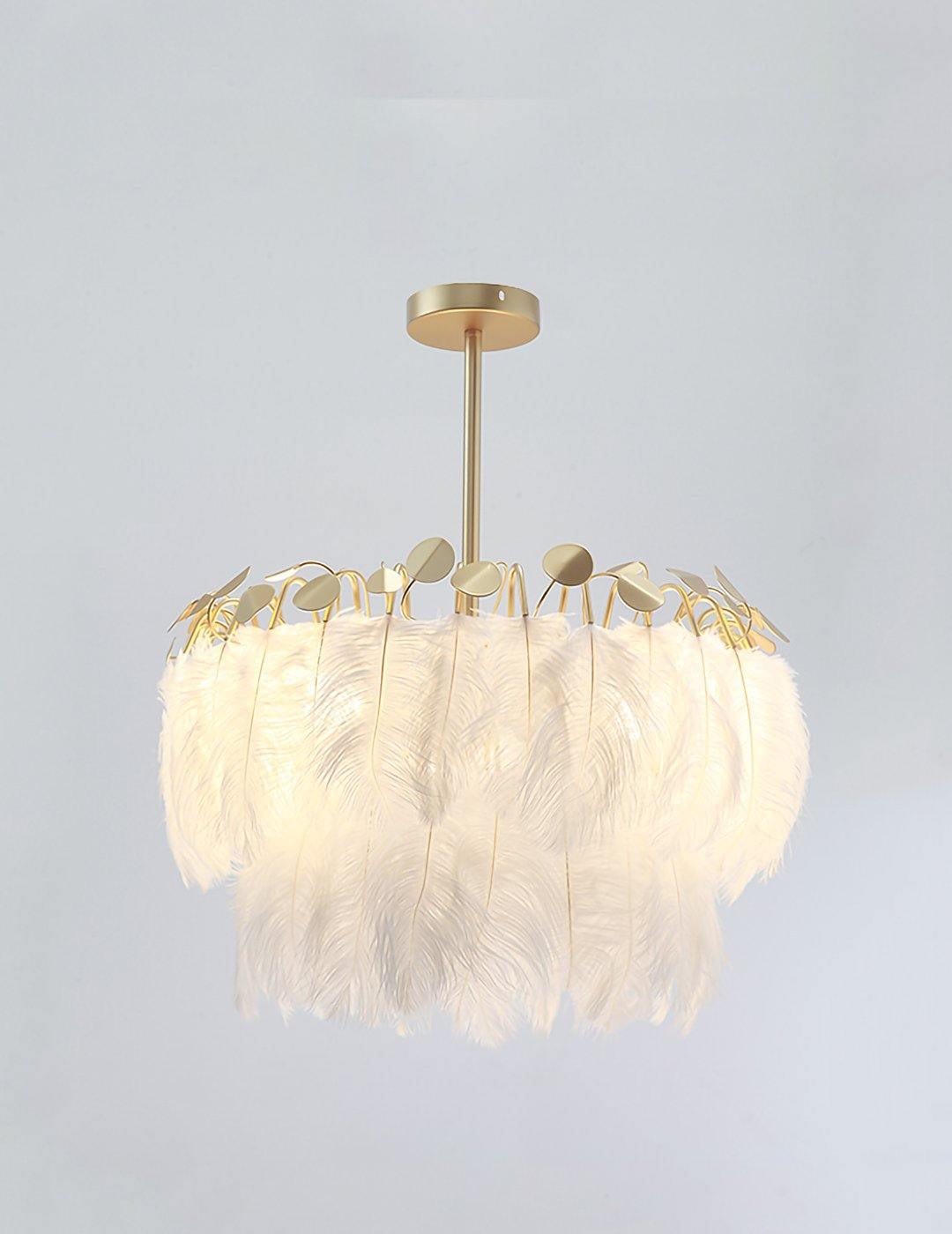 Imarisra Postmodern Luxury Feather Pendant Lamp