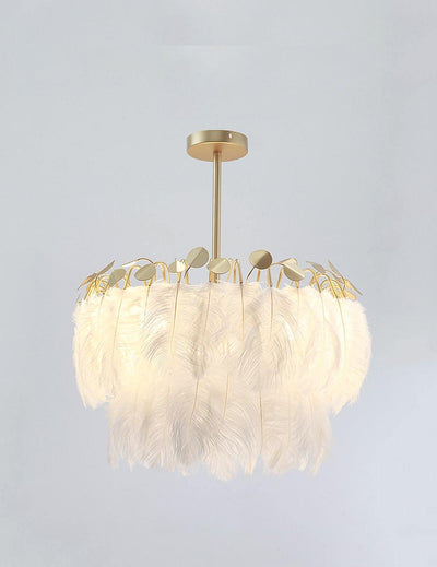 Imarisra Postmodern Luxury Feather Pendant Lamp