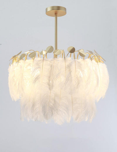 Imarisra Postmodern Luxury Feather Pendant Lamp