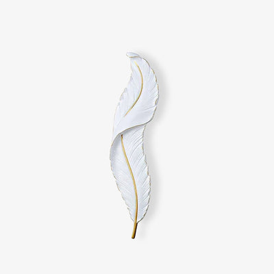 Arvess Individual Creativity Feather Resin Wall Lamp