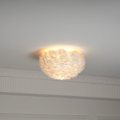 Zalore Premium Nordic Art Feathered Ceiling Lamp