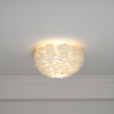Zalore Premium Nordic Art Feathered Ceiling Lamp