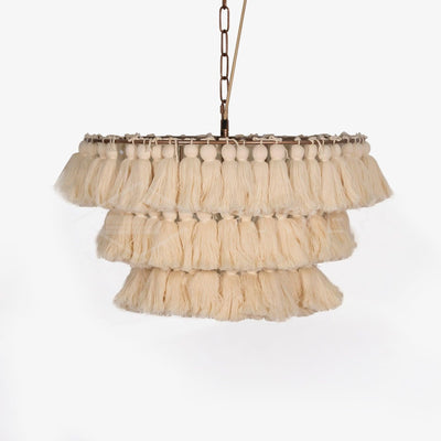 Arixo Chandelier Pink Bohemian Chic