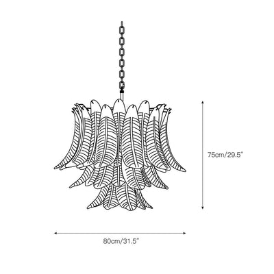 Amberina Chandelier