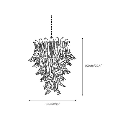 Amberina Chandelier