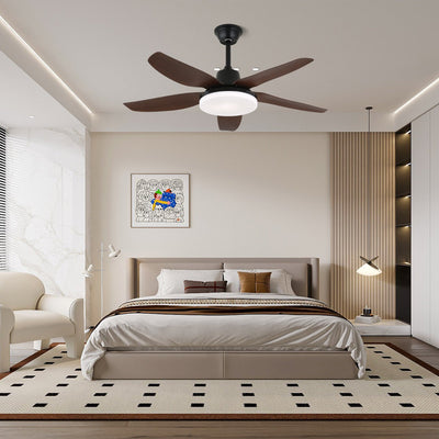 Luvo Modern Wood Ceiling Fan Light