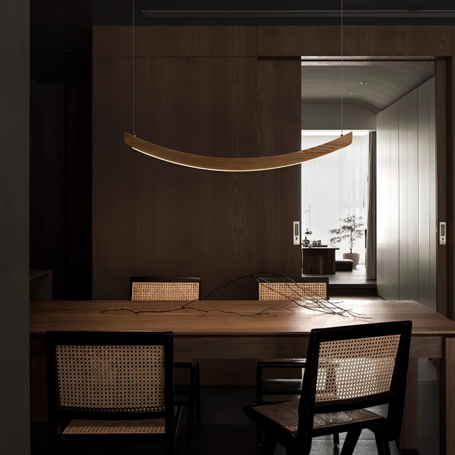 Sororelle Crescent Pendant Lamp