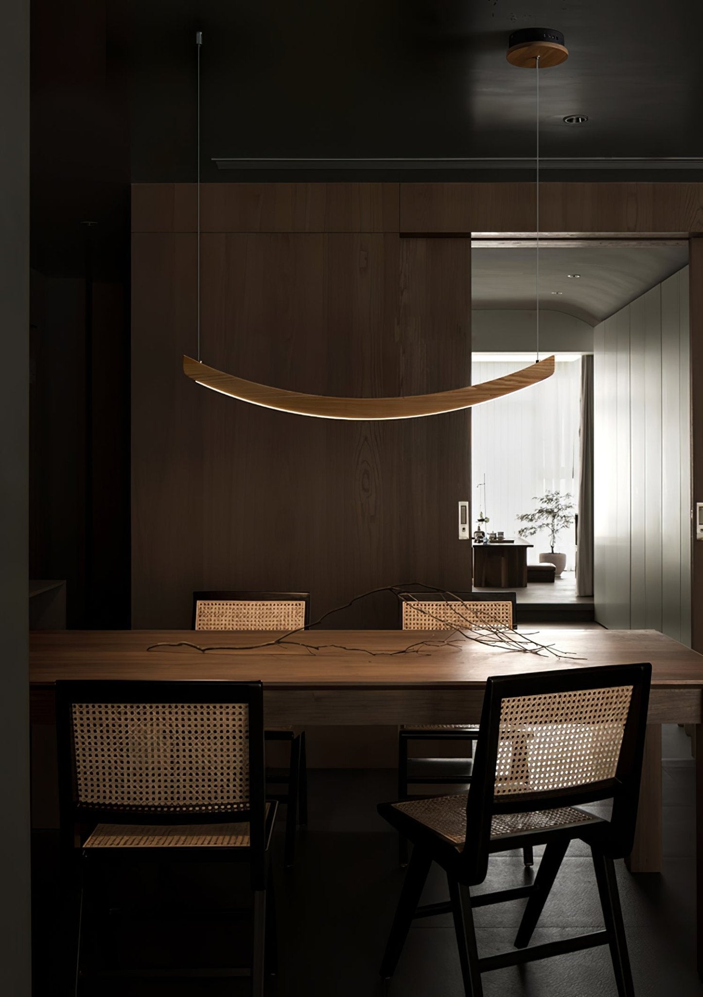 Sororelle Crescent Pendant Lamp
