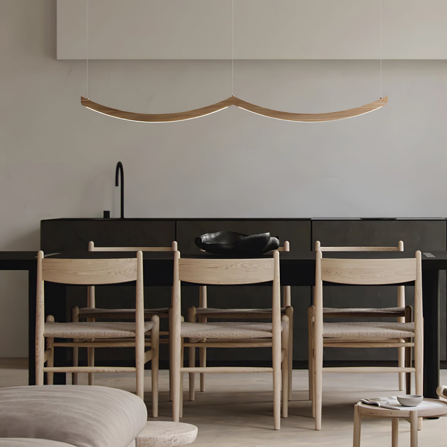 Sororelle Crescent Pendant Lamp