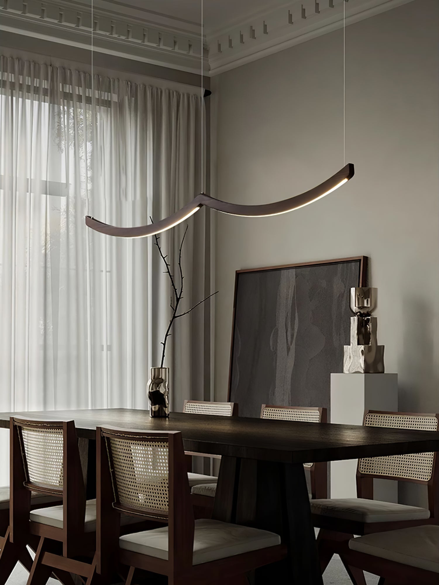 Sororelle Crescent Pendant Lamp