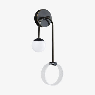 Warren Modern Minimalist LED Brass Wall Light