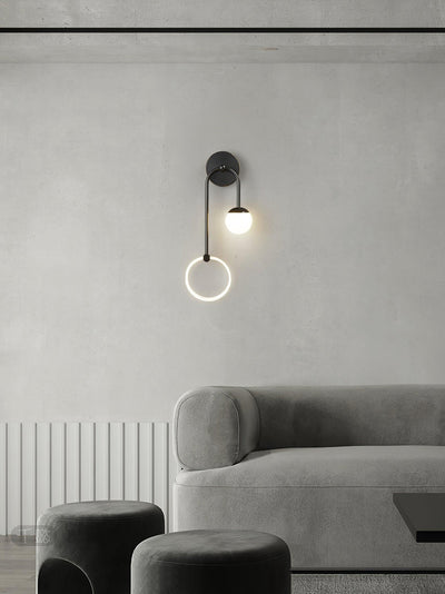 Warren Modern Minimalist LED Brass Wall Light