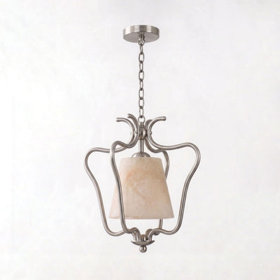 Pembermere Alabaster Lantern Pendant Lamp