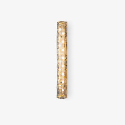 Lumix Brass Glass Glam Wall Lamp - Neutral Decor
