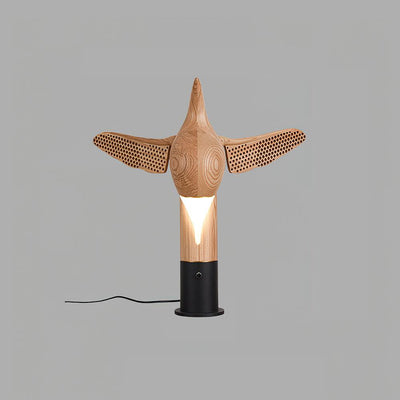 Sylueria Contemporary Wood Table Lamp