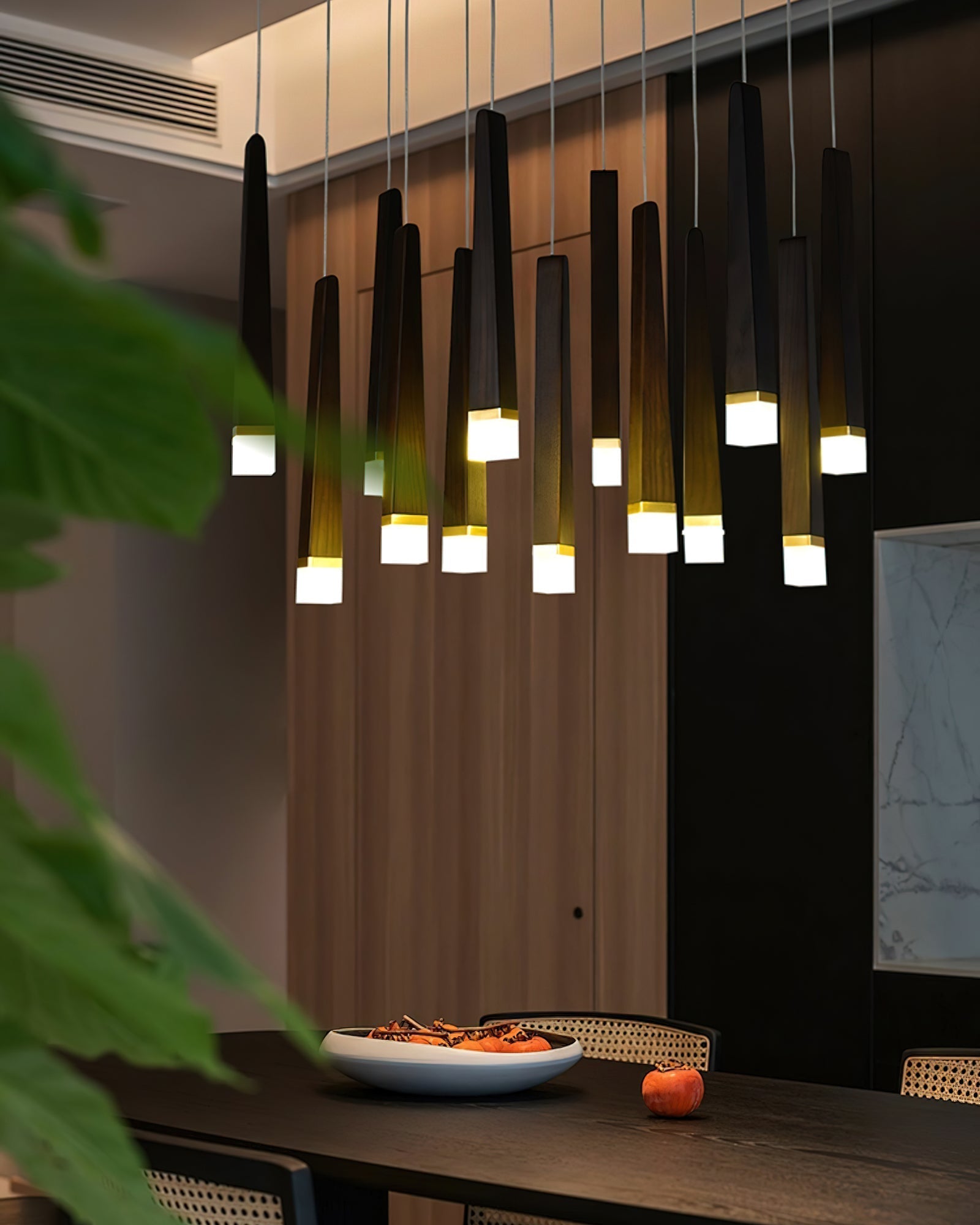 Sylielle Firewood Stick Wood Chandelier