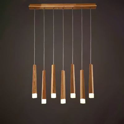Sylielle Firewood Stick Wood Chandelier