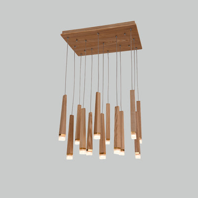 Sylielle Firewood Stick Wood Chandelier