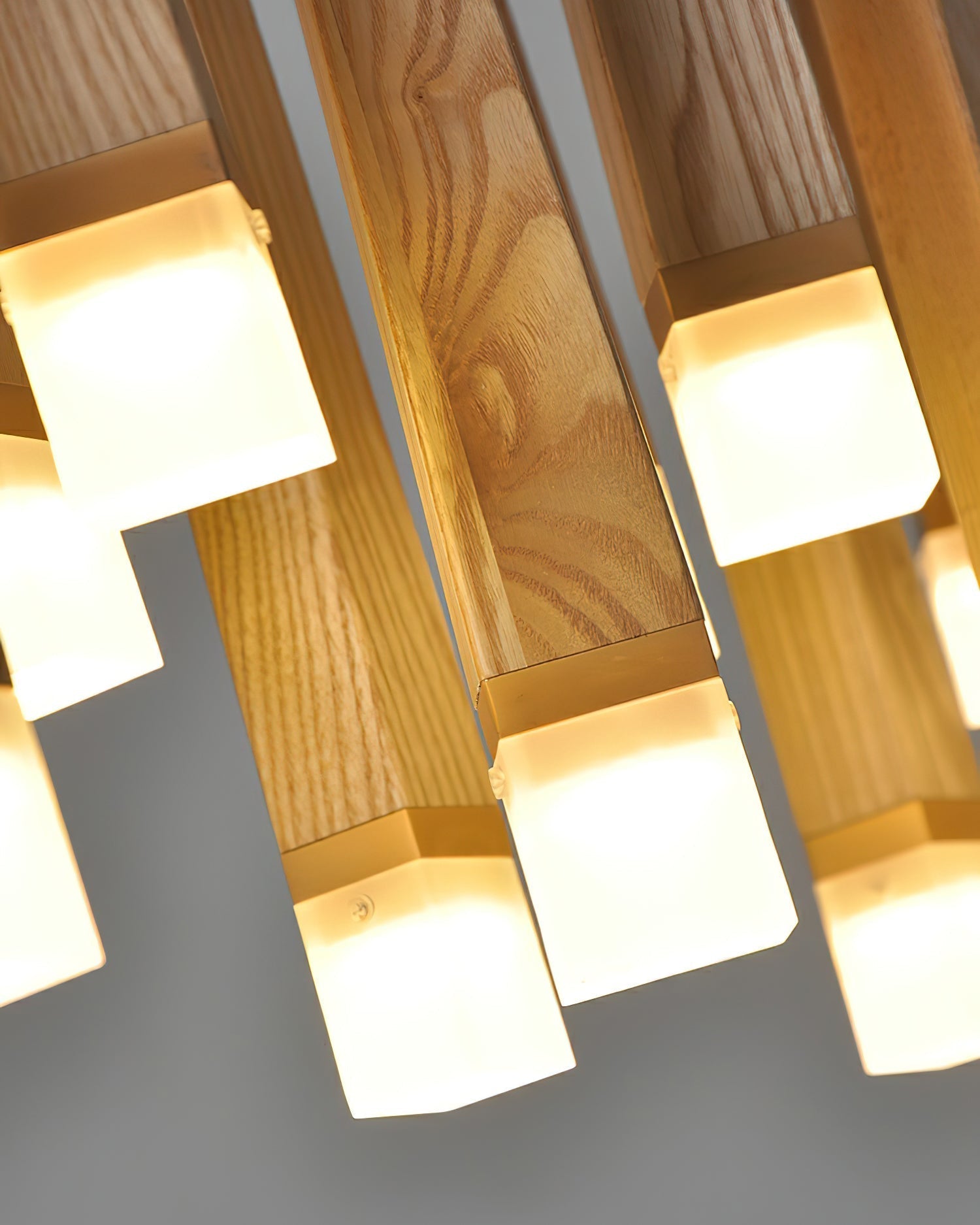 Sylielle Firewood Stick Wood Chandelier
