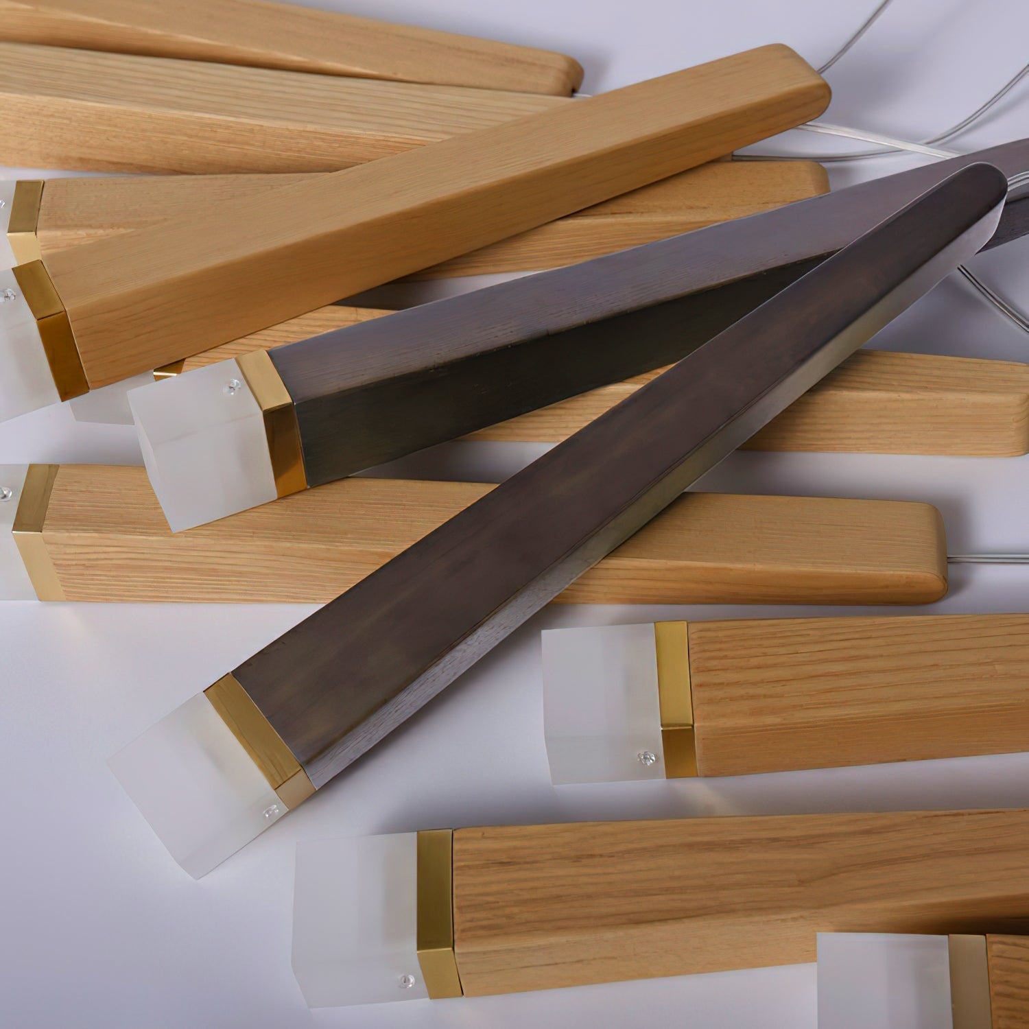 Sylielle Firewood Stick Wood Chandelier