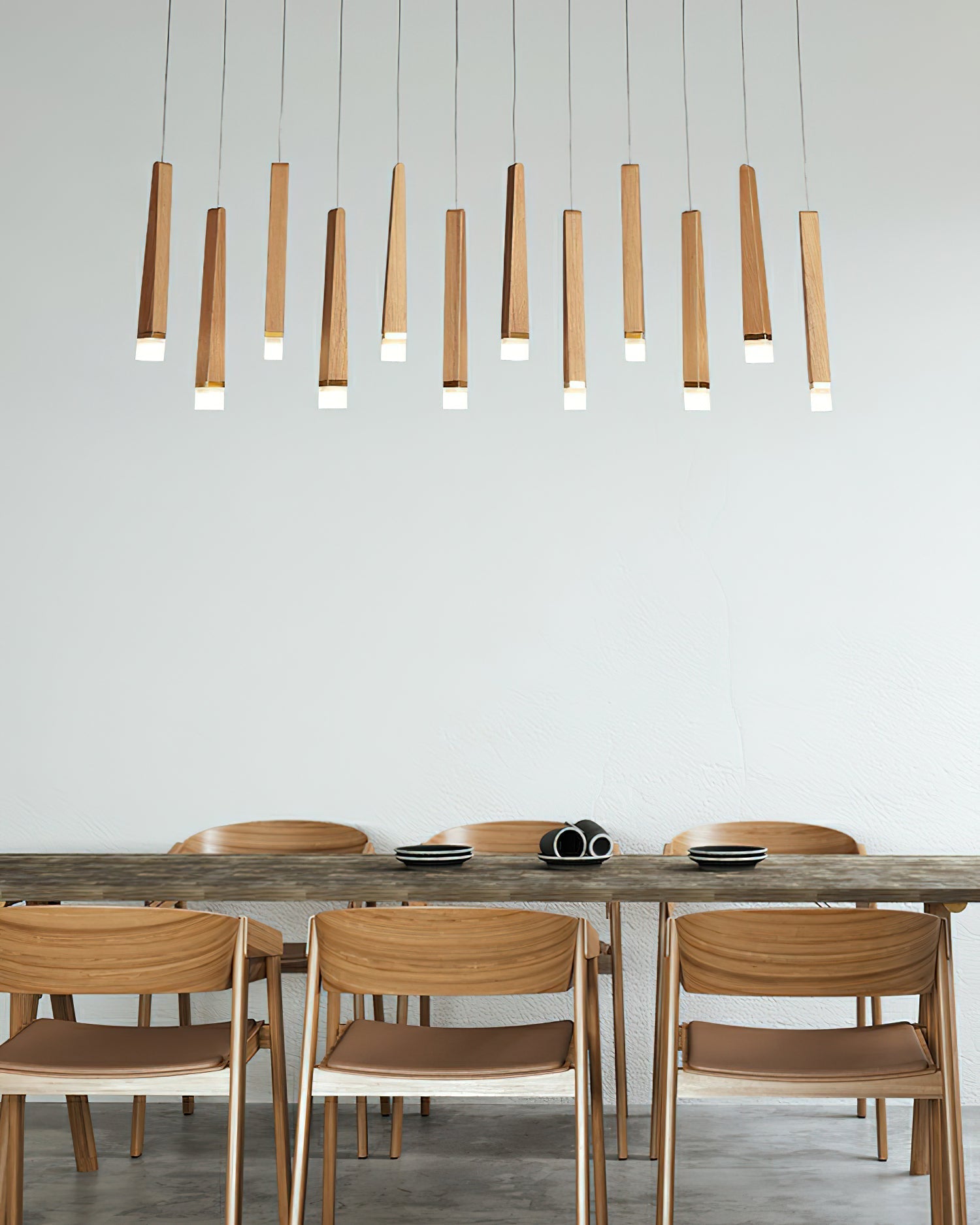 Sylielle Firewood Stick Wood Chandelier